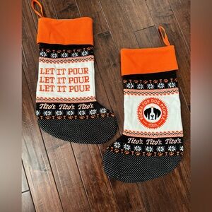 Embroidered Tito’s Vodka Christmas Stockings